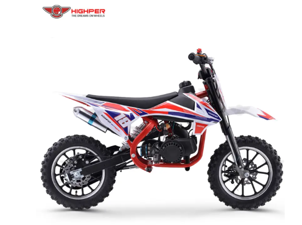 Dirtbike Highper DB-K1 49ccm 2 Takt 10 Zoll Bereifung Scheibenbremse